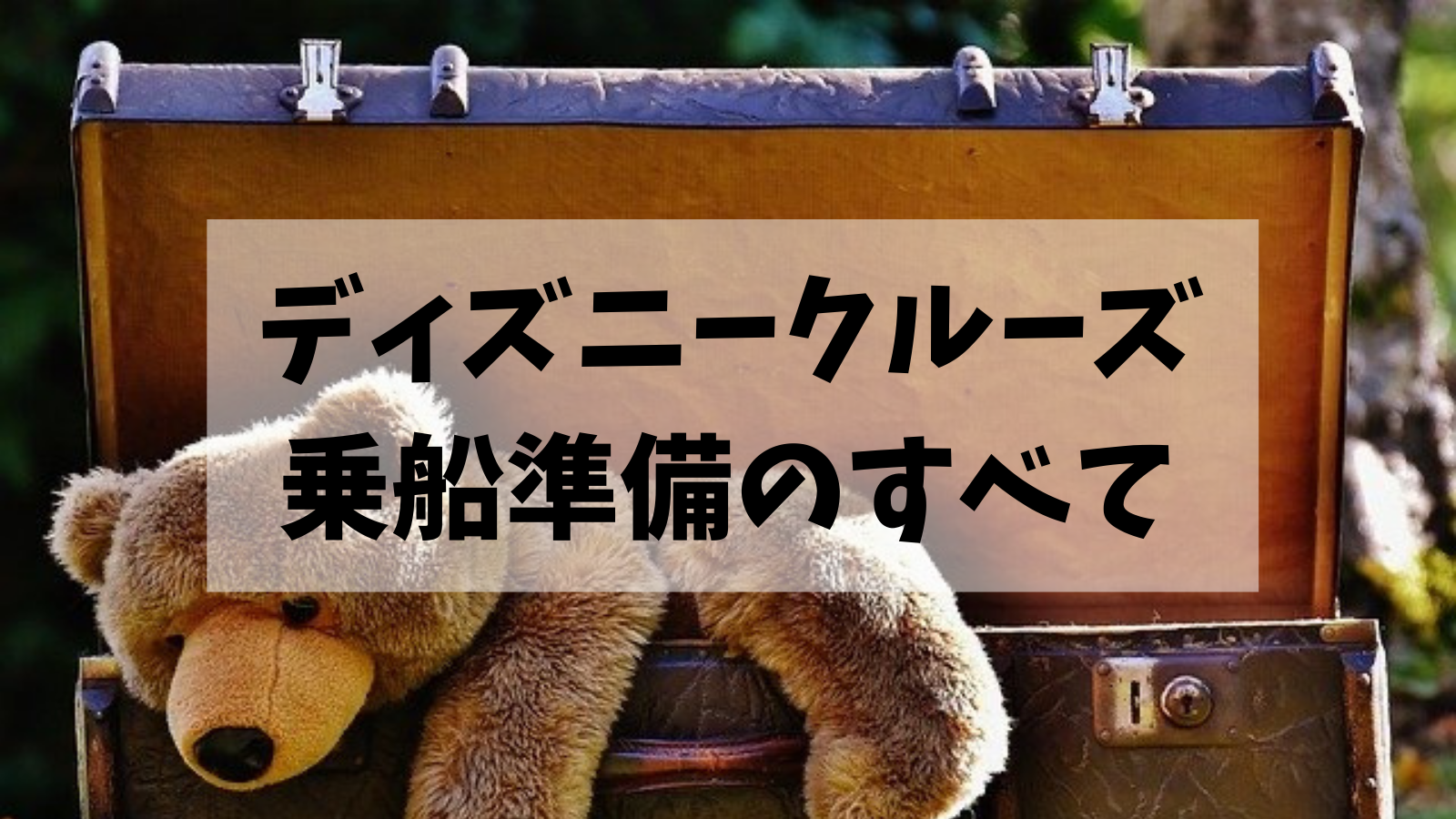 Dcl 準備編 ディズニークルーズ予約 出発直前までの準備のすべて Montabi Dcl 準備編 ディズニークルーズ予約 出発直前までの準備のすべて Montabi