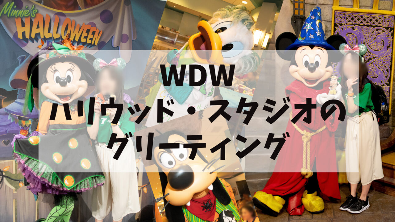 Wdw旅行記 ハリウッド スタジオでグリーティングしたら推しグッズの大切さを再認識した話 Montabi